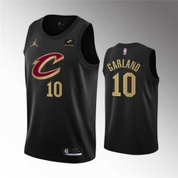 Cleveland Cavaliers 10 Darius Garland Black Statement Edition Stitched Basketball Jersey