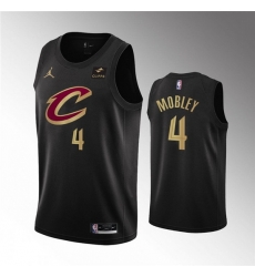 Cleveland Cavaliers 4 Evan Mobley Black Statement Edition Stitched Basketball Jersey