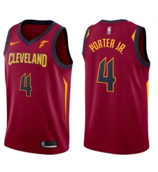 Cleveland Cavaliers 4 KEVIN PORTER JR Red NBA Jersey