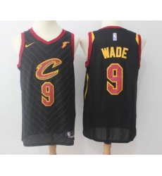 Cleveland Cavaliers 9 Dwyane Wade Black Stitched NBA Jersey