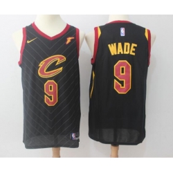 Cleveland Cavaliers 9 Dwyane Wade Black Stitched NBA Jersey