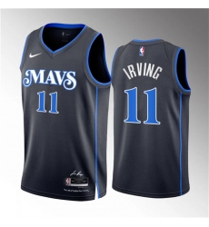 Dallas Mavericks 11 Kyrie Irving Black 2023-24 City Edition Stitched Basketball Jersey