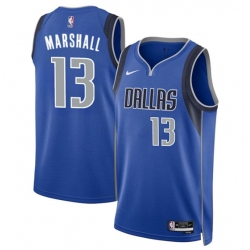 Dallas Mavericks 13 Naji Marshall Blue 2024 Icon Edition Stitched Basketball Jersey