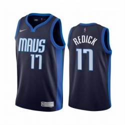 Dallas Mavericks 17 JJ Redick Navy NBA Swingman 2020-21 Earned Edition Jersey