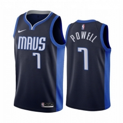 Dallas Mavericks 7 Dwight Powell Navy NBA Swingman 2020-21 Earned Edition Jersey