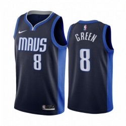 Dallas Mavericks 8 Josh Green Navy NBA Swingman 2020-21 Earned Edition Jersey