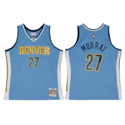 Denver Nuggets 27 Jamal Murray Blue 2016-17 Mitchell 26 Ness Swingman Stitched Jersey