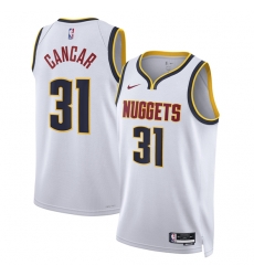 Denver Nuggets 31 Vlatko Cancar White Association Edition Stitched Basketball Jersey