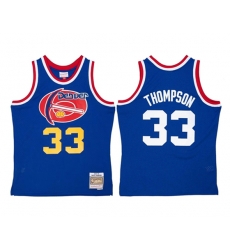 Denver Nuggets 33 David Thompson Blue 1975-76 Mitchell 26 Ness Swingman Stitched Jersey