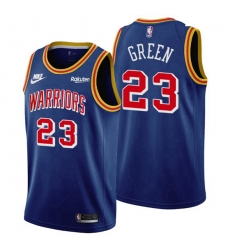 Golden State Warriors 23 Draymond Green Releases Classic Edition NBA 75th Anniversary jerseyBlue
