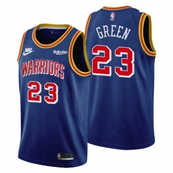 Golden State Warriors 23 Draymond Green Releases Classic Edition NBA 75th Anniversary jerseyBlue