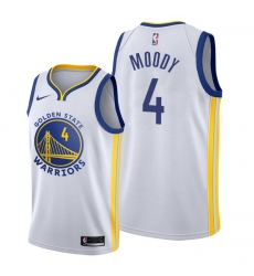 Golden State Warriors 4 Moses Moody White Jersey
