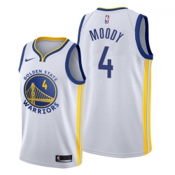 Golden State Warriors 4 Moses Moody White Jersey