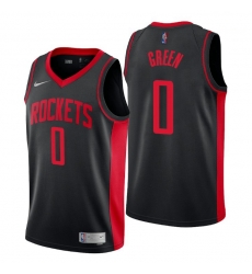 Houston Rockets 0 Jalen Green Black NBA Swingman 2020-21 Earned Edition Jersey
