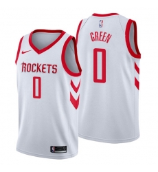 Houston Rockets 0 Jalen Green White NBA Swingman Association Edition Jersey