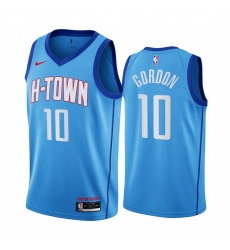 Houston Rockets 10 Eric Gordon Blue NBA Swingman 2020-21 City Edition Jersey