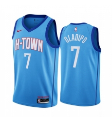 Houston Rockets 7 Victor Oladipo Blue NBA Swingman 2020-21 City Edition Jersey