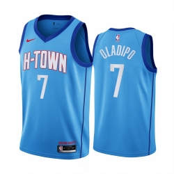 Houston Rockets 7 Victor Oladipo Blue NBA Swingman 2020-21 City Edition Jersey