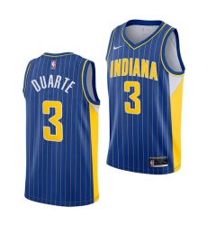 Indiana Pacers 3 Chris Duarte Blue 2020-21 City Edition Jersey
