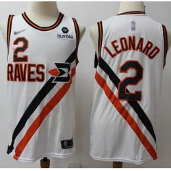 Los Angeles Clippers #2 Kawhi Leonard White Basketball Swingman Hardwood Classics Jersey
