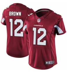 Women's Arizona Cardinals 12 John Brown Red Team Color Stitched NFL Vapor Untouchable Limited Jersey