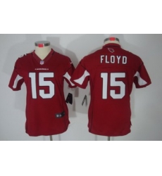 Women's Arizona Cardinals 15 Michael Floyd Red(Limited Jerseys)