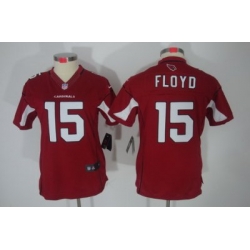 Women's Arizona Cardinals 15 Michael Floyd Red(Limited Jerseys)