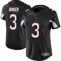 Women's Arizona Cardinals 3 Budda Baker Black Vapor Limited Jersey
