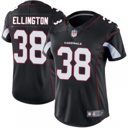 Women's Arizona Cardinals 38 Andre Ellington Black Alternate Stitched NFL Vapor Untouchable Limited Jersey