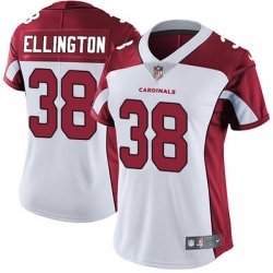 Women's Arizona Cardinals 38 Andre Ellington White Stitched NFL Vapor Untouchable Limited Jersey