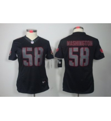 Women's Arizona Cardinals 58 Daryl Washington Black Jerseys Impact Limited