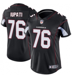 Women's Arizona Cardinals 76 Mike Iupati Black Alternate Stitched NFL Vapor Untouchable Limited Jersey