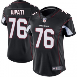 Women's Arizona Cardinals 76 Mike Iupati Black Alternate Stitched NFL Vapor Untouchable Limited Jersey