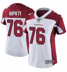 Women's Arizona Cardinals 76 Mike Iupati White Stitched NFL Vapor Untouchable Limited Jersey