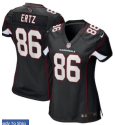 Women's Arizona Cardinals 86 Zach Ertz Black Vapor Limited Jersey