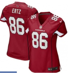 Women's Arizona Cardinals 86 Zach Ertz Red Vapor Limited Jersey