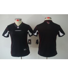 Women's Arizona Cardinals Blank Black Color(Limited Jerseys)