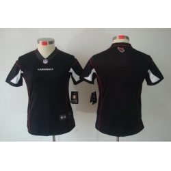 Women's Arizona Cardinals Blank Black Color(Limited Jerseys)