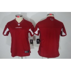 Women's Arizona Cardinals Blank Red Color(Limited Jerseys)