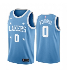 Los Angeles Lakers 0 Russell Westbrook Blue Minneapolis All Star Classic NBA Jersey