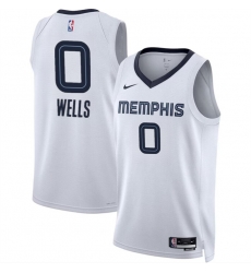 Memphis Grizzlies 0 Jaylen Wells White 2024 Draft Association Edition Stitched Jersey Memphis Grizzlies 0 Jaylen Wells White 2024 Draft Association Edition Stitched Jersey