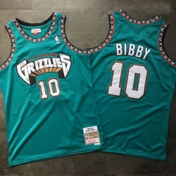 Memphis Grizzlies 10 Mike Bibby Teal 1998 99 Hardwood Classics Jersey
