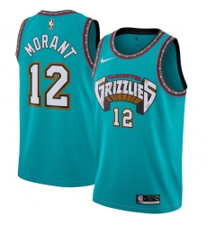 Memphis Grizzlies 12 Ja Morant Green 2019 ABA Hardwood Classics Green Throwback Swingman Jersey Memphis Grizzlies 12 Ja Morant Green 2019 ABA Hardwood Classics Green Throwback Swingman Jersey