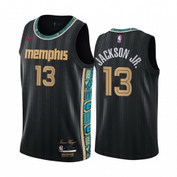 Memphis Grizzlies 13 Jaren Jackson Jr Black NBA Swingman 2020 21 City Edition Jersey
