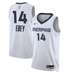Memphis Grizzlies 14 Zach Edey White 2024 Draft Association Edition Stitched Jersey Memphis Grizzlies 14 Zach Edey White 2024 Draft Association Edition Stitched Jersey