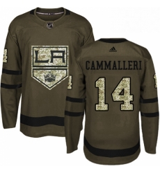 Los Angeles Kings 14 Mike Cammalleri Green Salute To Service NHL jersey