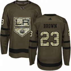 Los Angeles Kings 23 Dustin Brown Green Salute To Service NHL jersey