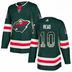 Minnesota Wild 10 Matt Read Green Drift Fashion NHL jersey