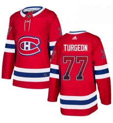 Montreal Canadiens 77 Pierre Turgeon Red Drift Fashion NHL jersey