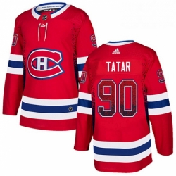 Montreal Canadiens 90 Tomas Tatar Red Drift Fashion NHL jersey
